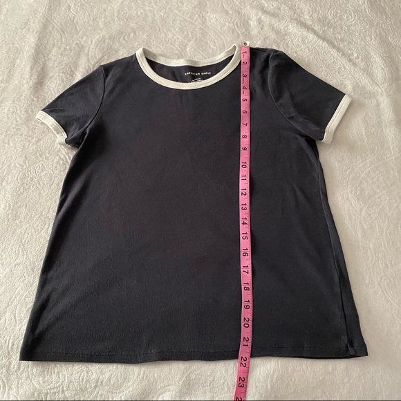 AEO Blue & Pink Ringer Tee Bundle - Picture 10 of 13